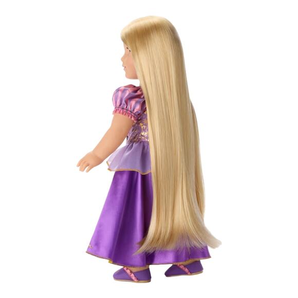 NEW American Girl Disney Princess Rapunzel 18” Doll Dress Shoes Long Hair BOX - Picture 13 of 16